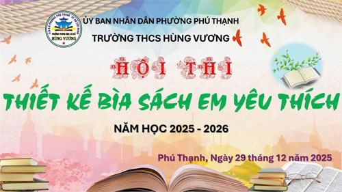 Bộ phận Thư viện tổ chức cuộc thi: Thiết kế bìa sách em yêu thích